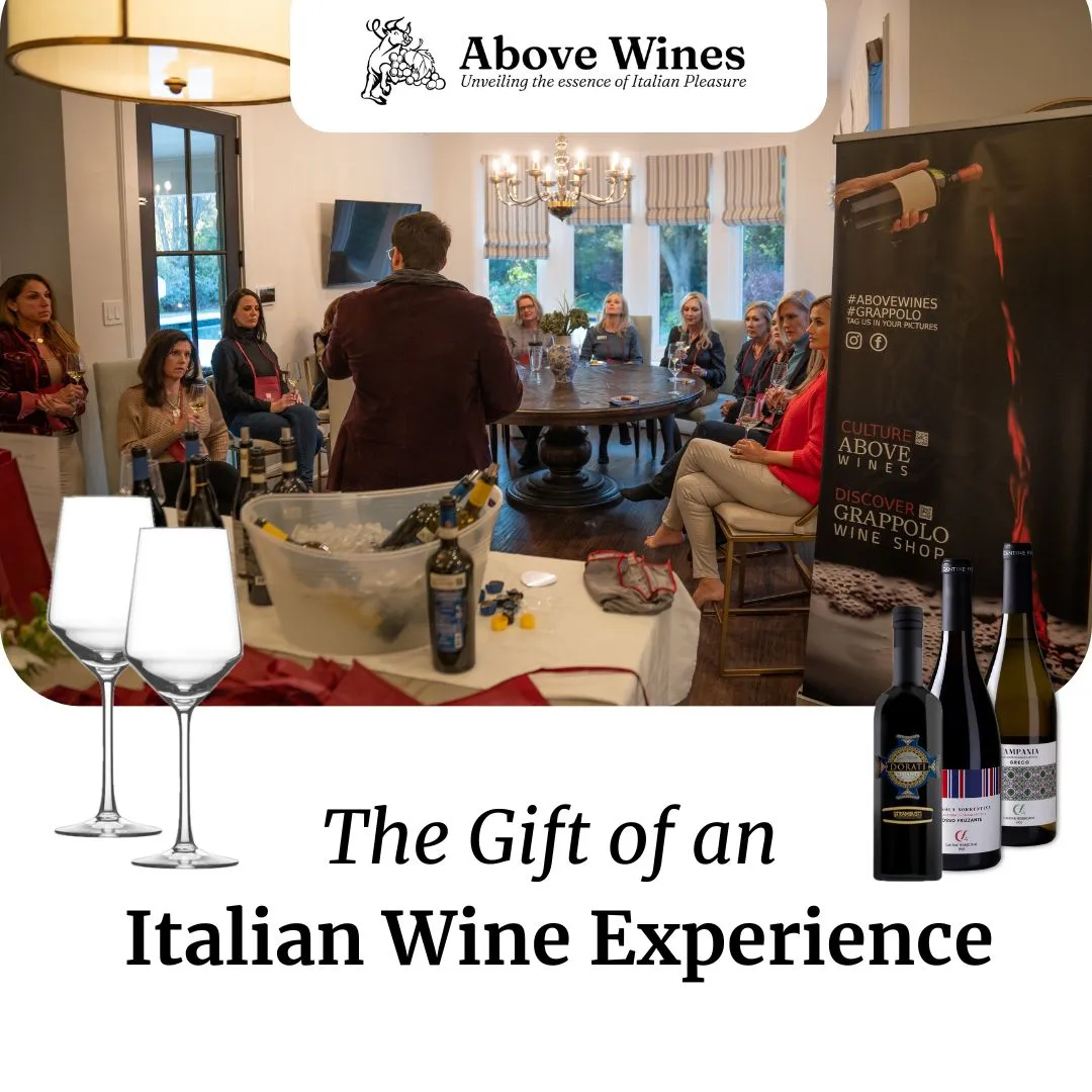 The Gift of an Italian Wine Experience Gift wine tasting